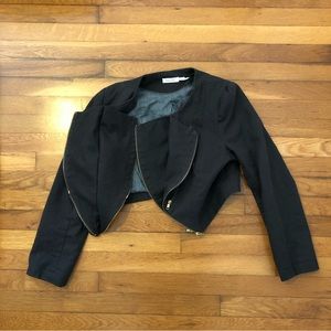 Blue Bird Blazer Zipper Jacket Large